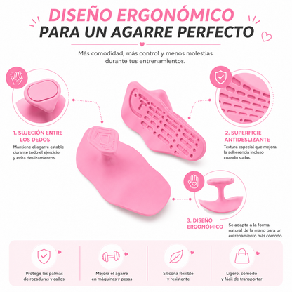 Agarre ergonómico para pesas